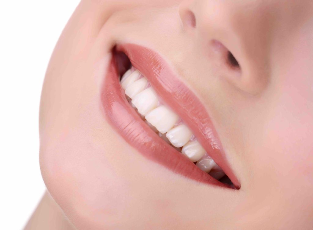 Close-up of a bright, healthy smile
